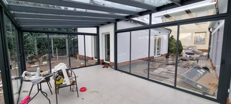 Pergola aluminiowa ROBUST + Przeszklenie  STANDARD
